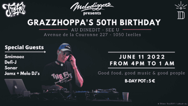 GRAZZHOPPA&rsquo;S 50TH BIRTHDAY