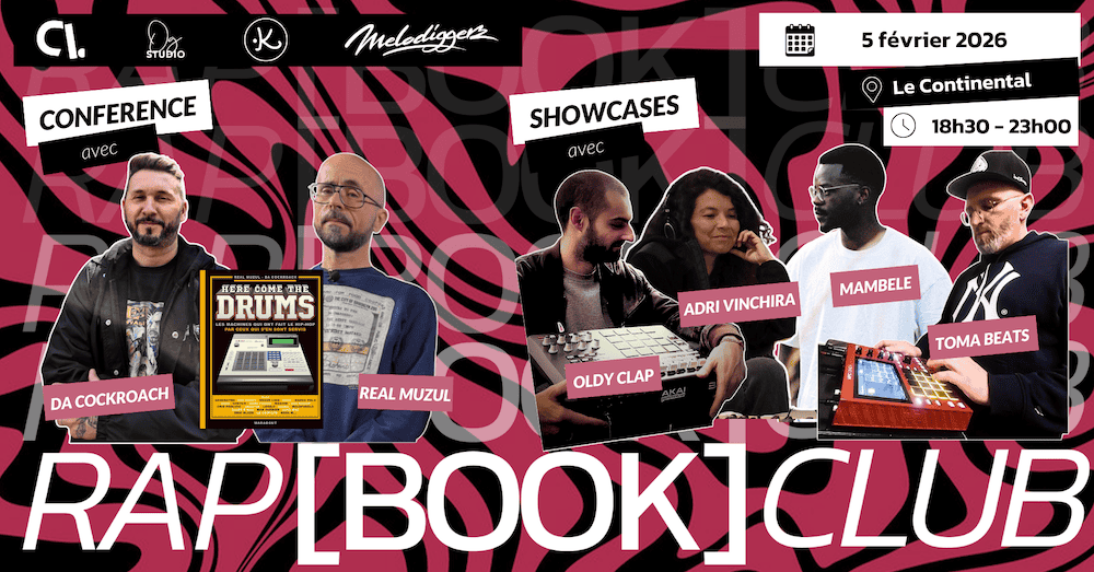 RAP BOOK CLUB : Here Come The Drums + Showcases